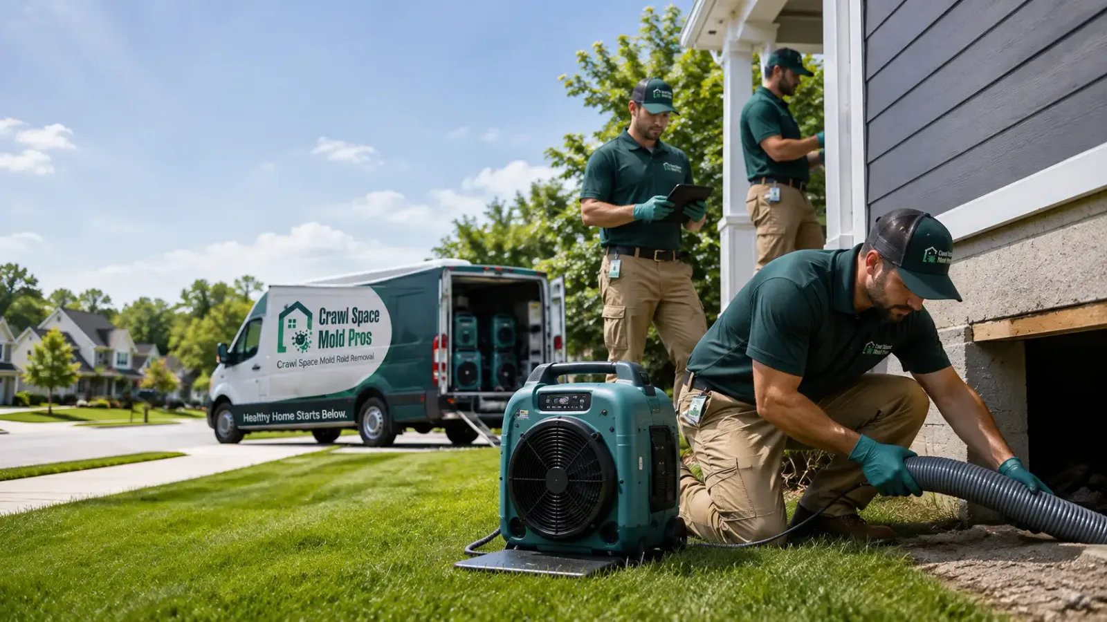 Crawl Space Mold Removal in Frisco, NC